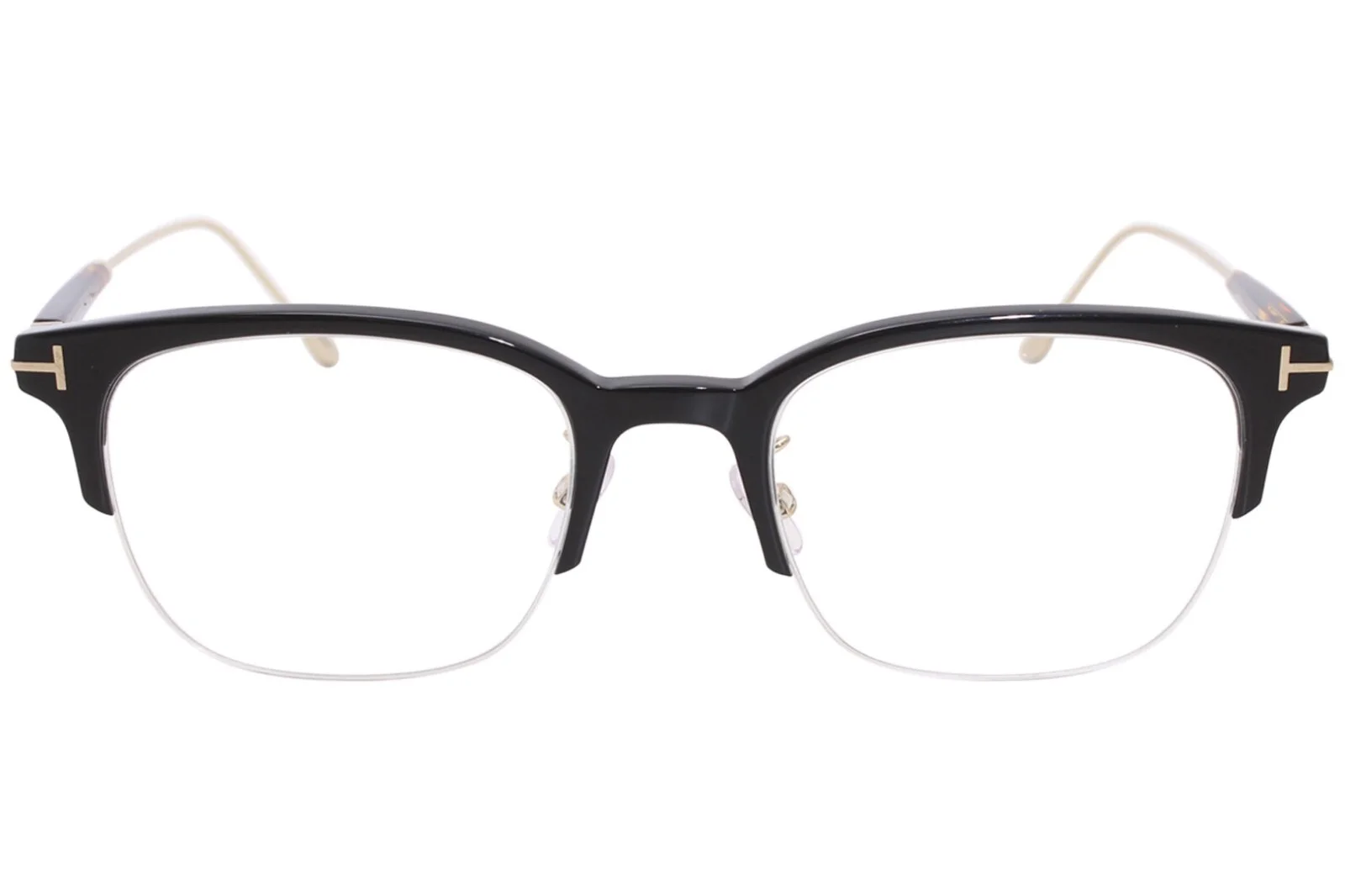 Tom Ford TF5645-D 090 Blue Semi Rim Plastic Eyeglasses Frame 52-21-145 Asian Fit 2