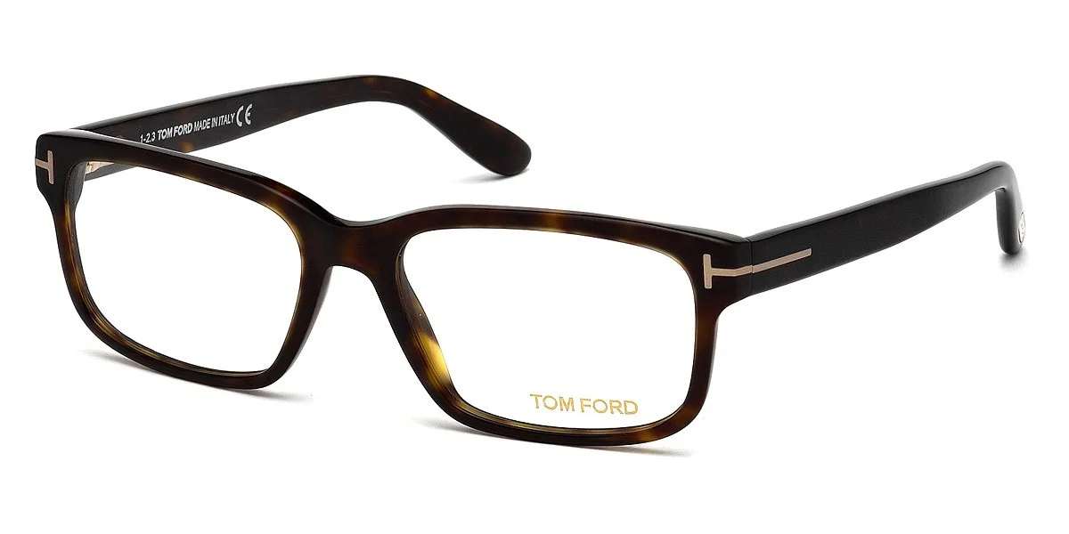 Tom Ford TF5889B Blue Block Eyeglasses 052 Dark Havana 53mm FT5889 4