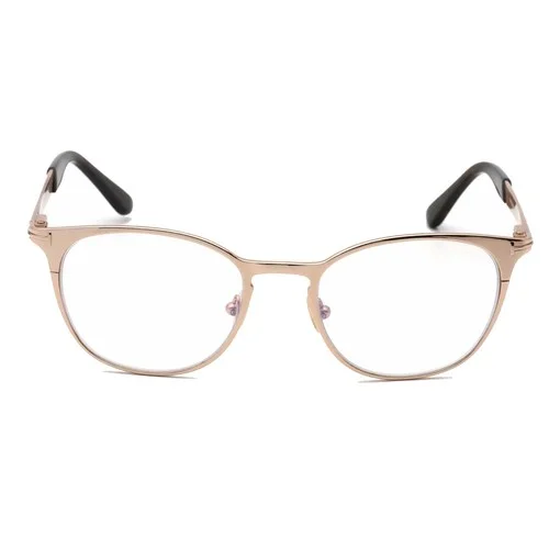 Tom Ford Unisex Eyeglasses Shiny Rose Gold Round Frame, 52 mm FT5732-B 028 2