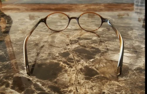 Tommy Bahama Round Tortoise Shell Eyeglass Frames (TB 8) Brown Horn 140 2
