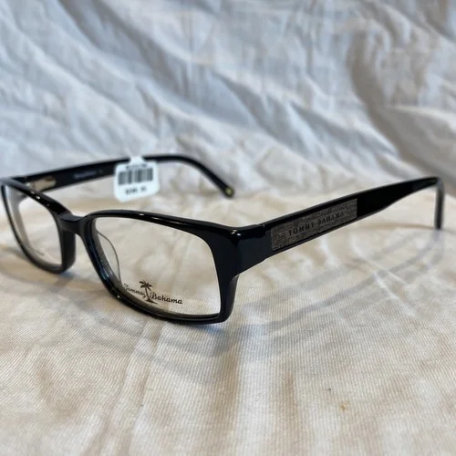 Tommy Bahama TB 166 Black Wood Eyeglasses Frames 53[]17-145 2