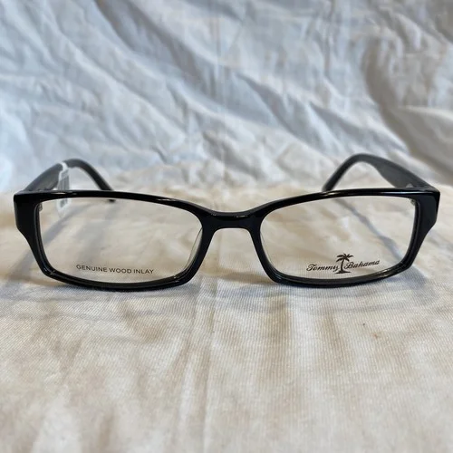 Tommy Bahama TB 166 Black Wood Eyeglasses Frames 53[]17-145 3