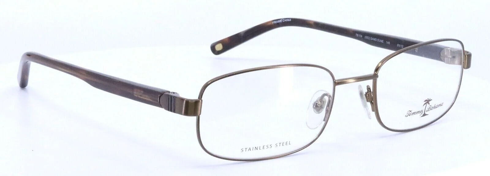 TOMMY BAHAMA TB159 002 Sand Dune Rectangular Mens Full Rim Eyeglasses 54-19-145 4