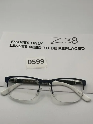 Tommy Hilfiger Eyeglasses Frames TH 1324 OG7 Black Green Square 52-19-145 2
