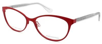 TOMMY HILFIGER TH 1554 C9A Eyeglasses Red Frame 54mm