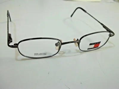 TOMMY HILFIGER TH 3002 Navy Gunmetal KIDS/ SMALL FACES Eyeglass Frames 43-21-140 3