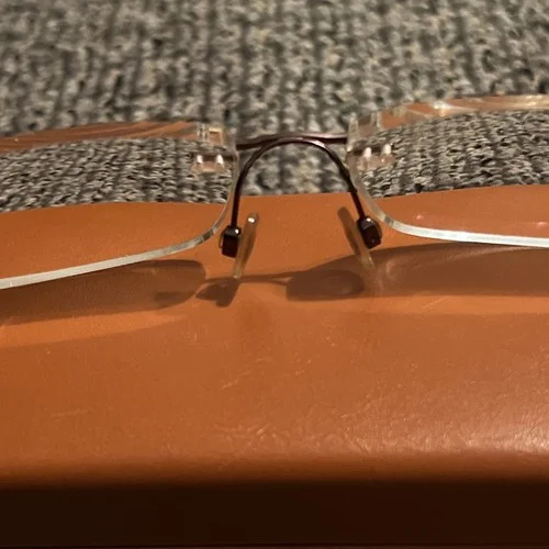 Tommy Hilfiger th1066 Eyeglass Frames Brown Metal Unisex Drill Mount Style 3