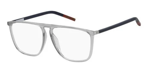 Tommy Jeans Men Eyeglasses TJ0031 KB7 Clear Grey Square Aviator 56-14-140