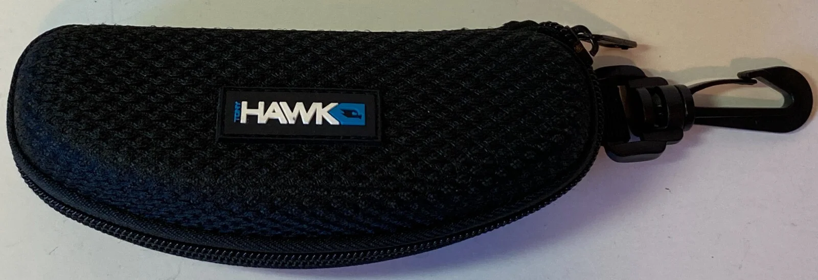 TONY HAWK Eyeglasses Sunglasses Holder Semi Hard Case Zipper Belt Clip