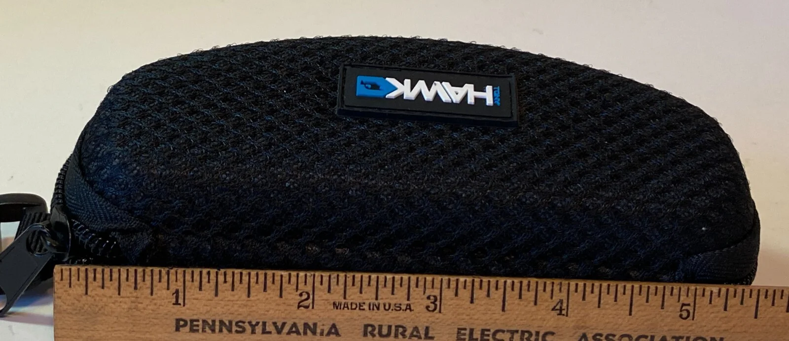 TONY HAWK Eyeglasses Sunglasses Holder Semi Hard Case Zipper Belt Clip 3