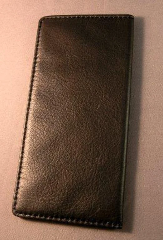 Top Grain soft Leather Eyeglass / Glasses slip case - Various colors 2