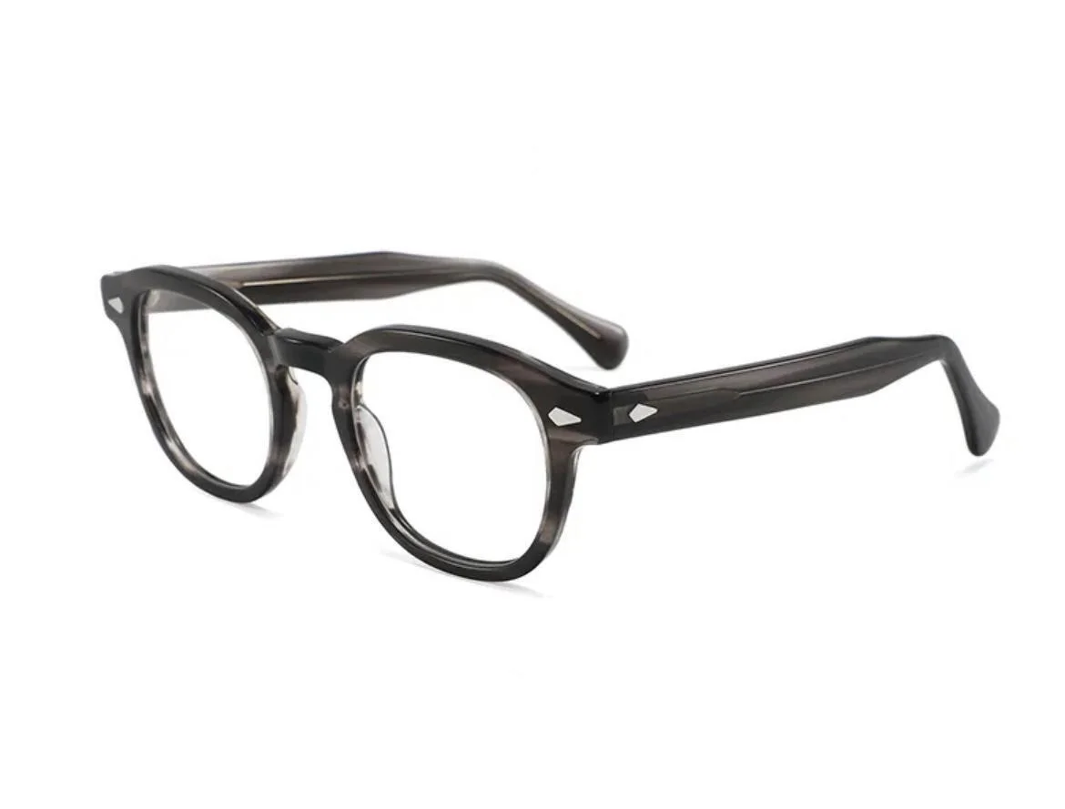 TOP QUALITY HANDMADE ACETATE RXABLE OPTICAL FRAMES, JOHNNY D. RETRO STYLE 2