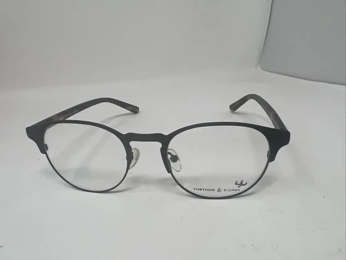 Tortoise & Blonde Elliot Matte Black 49/19-145 Eyeglass Frames CC21