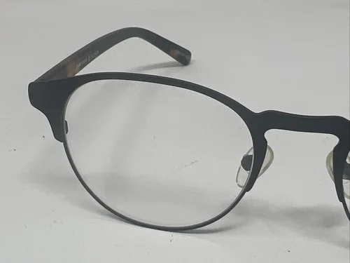 Tortoise & Blonde Elliot Matte Black 49/19-145 Eyeglass Frames CC21 4