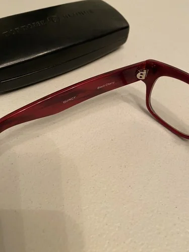 Tortoise & Blonde Eyeglasses Frames Quincy Black Cherry New with Case 3