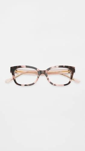 Tory Burch Eyeglasses Frames TY 2074 1655 Navy Blue Rectangular Gold 51-17-135 4