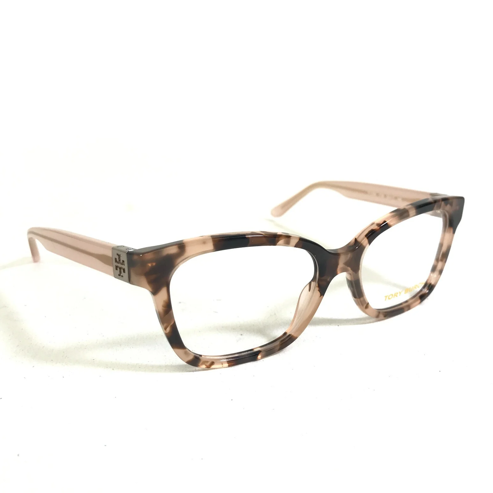Tory Burch Eyeglasses Frames TY 2084 1726 Brown Pink Tortoise Cat Eye 52-17-140 2