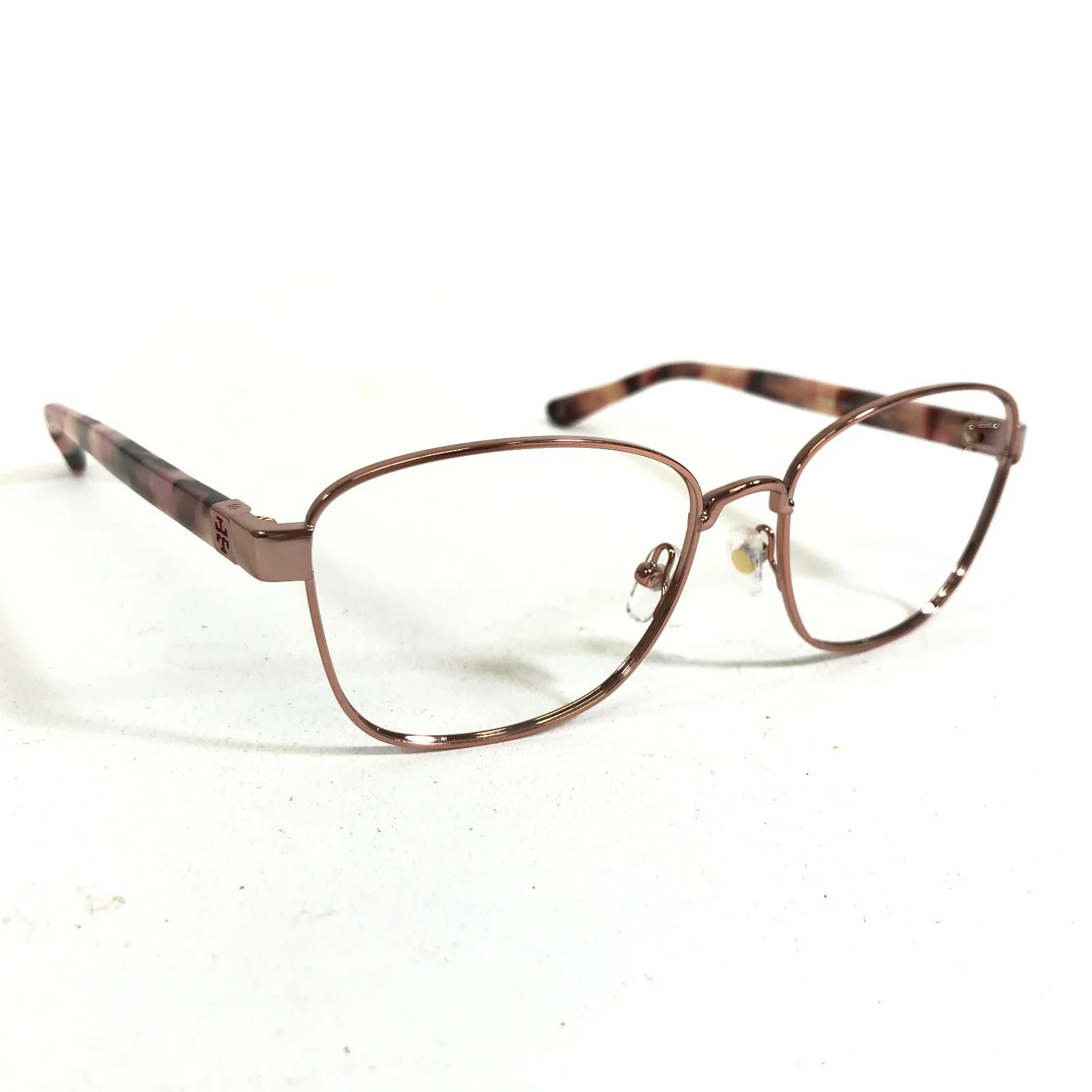 Tory Burch Eyeglasses Frames TY1061 3273 Rose Gold Pink Tortoise 53-16-140 2