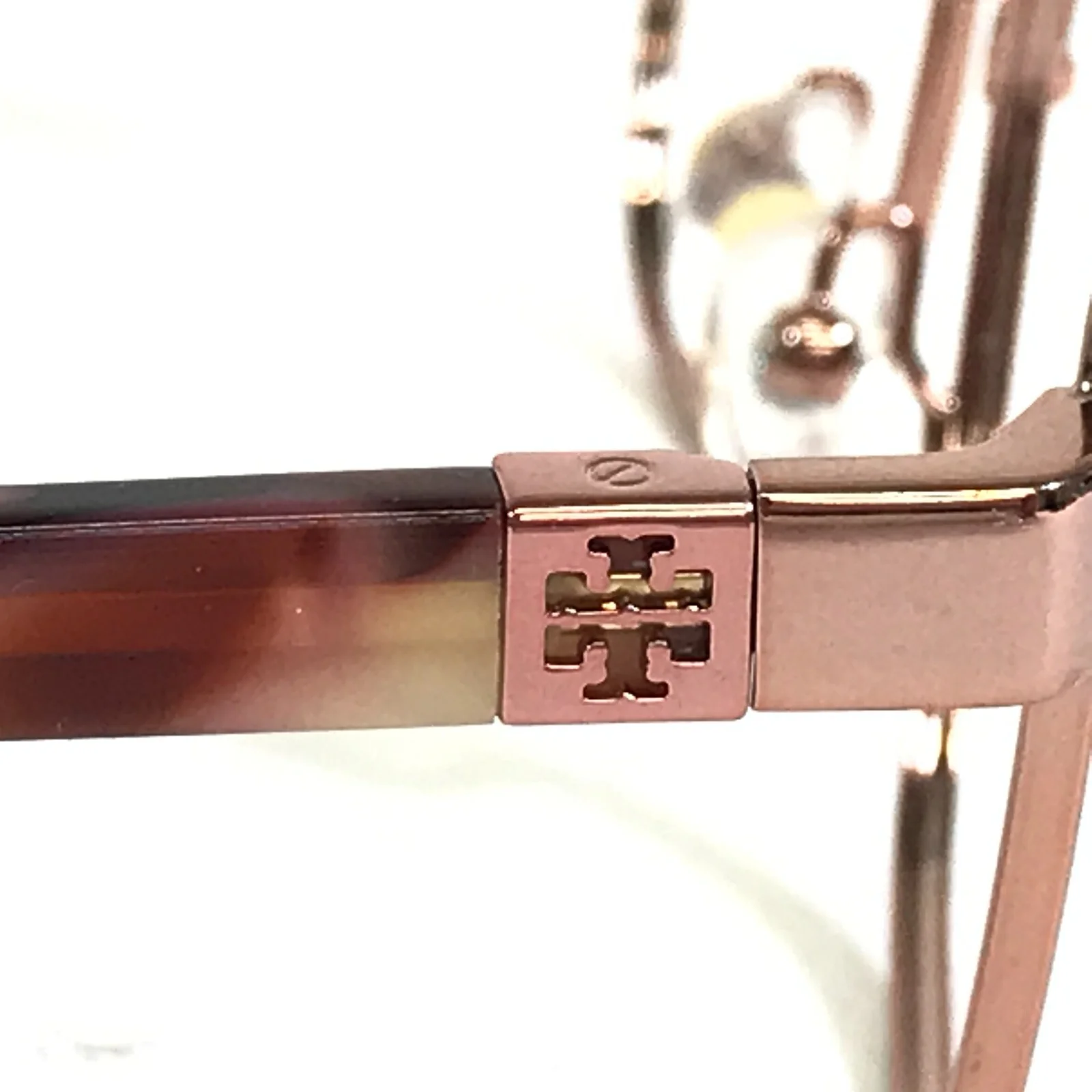 Tory Burch Eyeglasses Frames TY1061 3273 Rose Gold Pink Tortoise 53-16-140 4