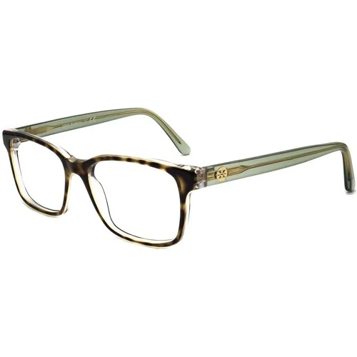 Tory Burch Eyeglasses TY 2064 1561 Tortoise/Green Rectangular Frame 52[]16 135 3