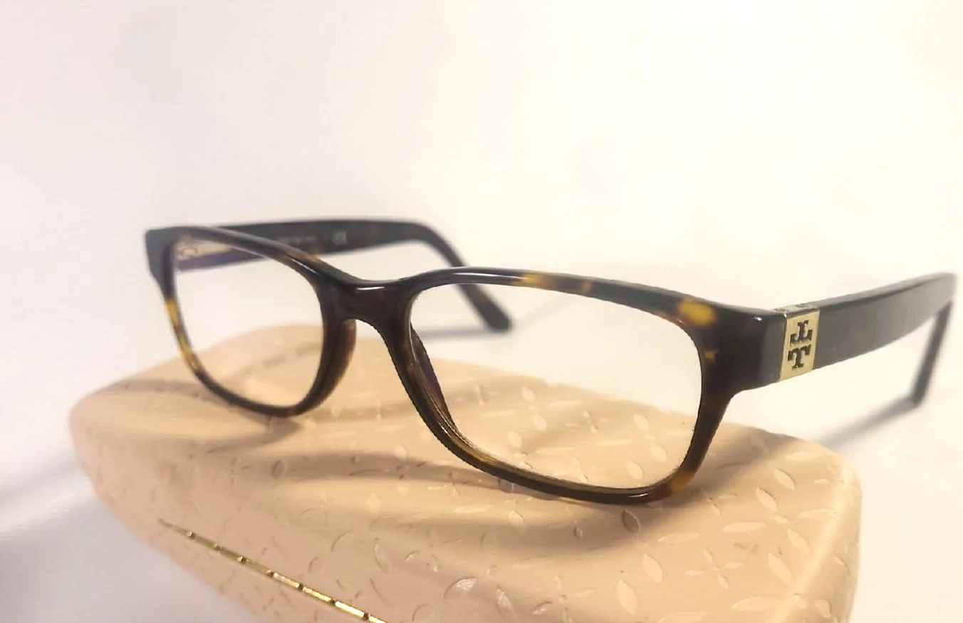 Tory Burch Eyeglasses TY2067 1378 50 17 135 Dark Tortoise Shell Square Frames 2
