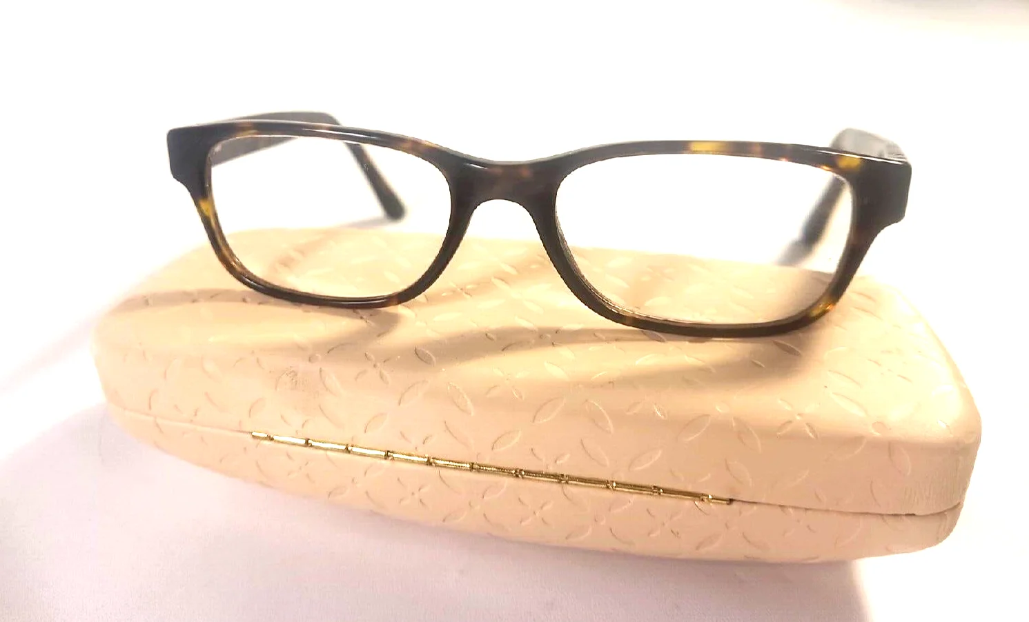 Tory Burch Eyeglasses TY2067 1378 50 17 135 Dark Tortoise Shell Square Frames 3