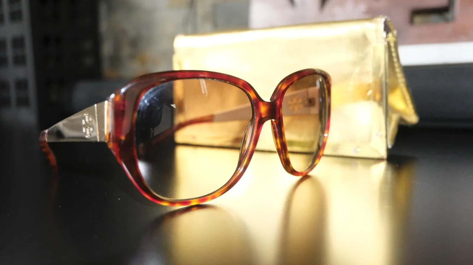 Tory Burch Tortoise Glasses Amber Lens TY7014 Great Condition #183 3