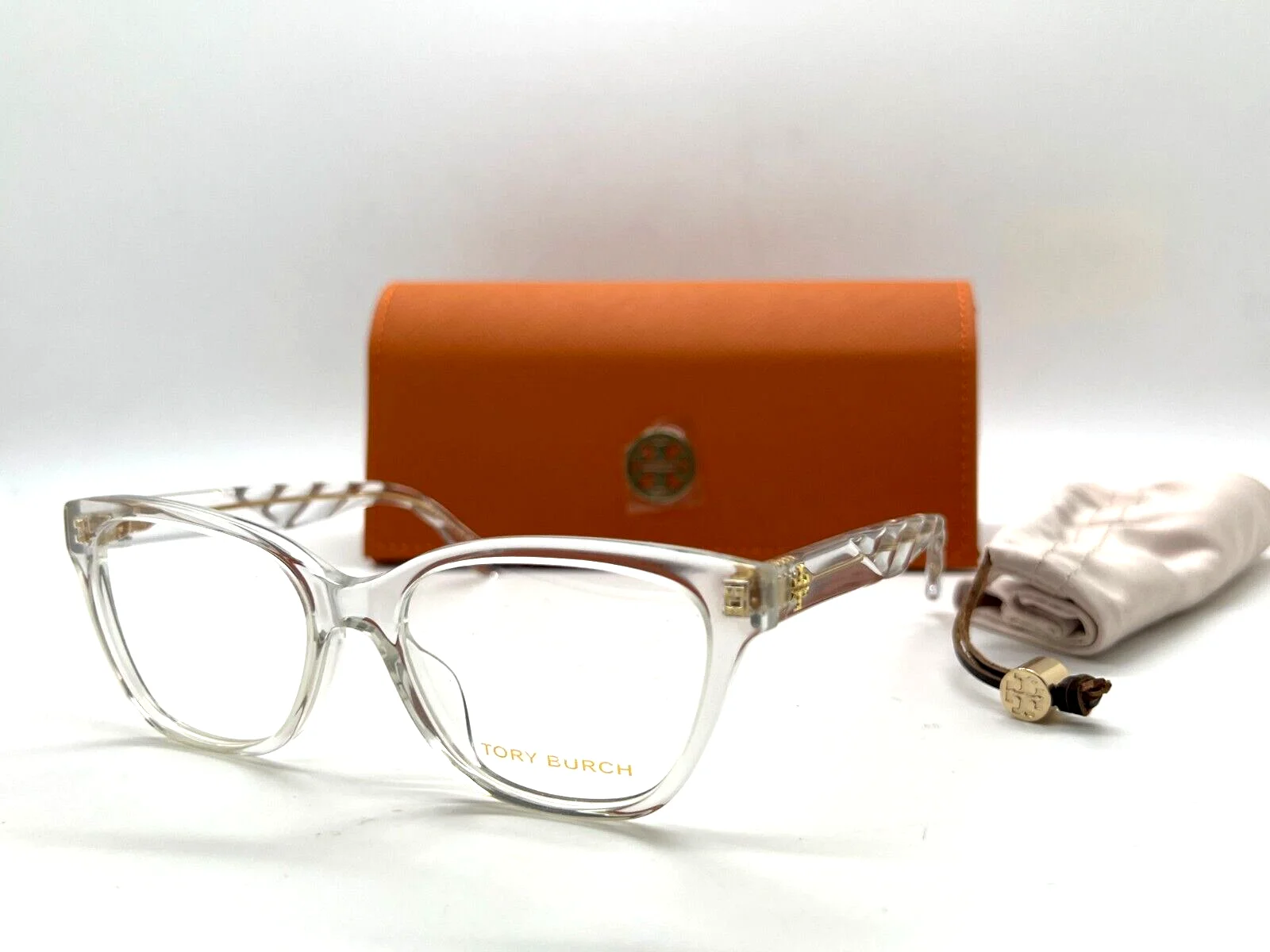 Tory Burch TY 2132U 1821 CLEAR TRANSPARENT 51-16-140MM OPTICAL Eyeglasses Frame