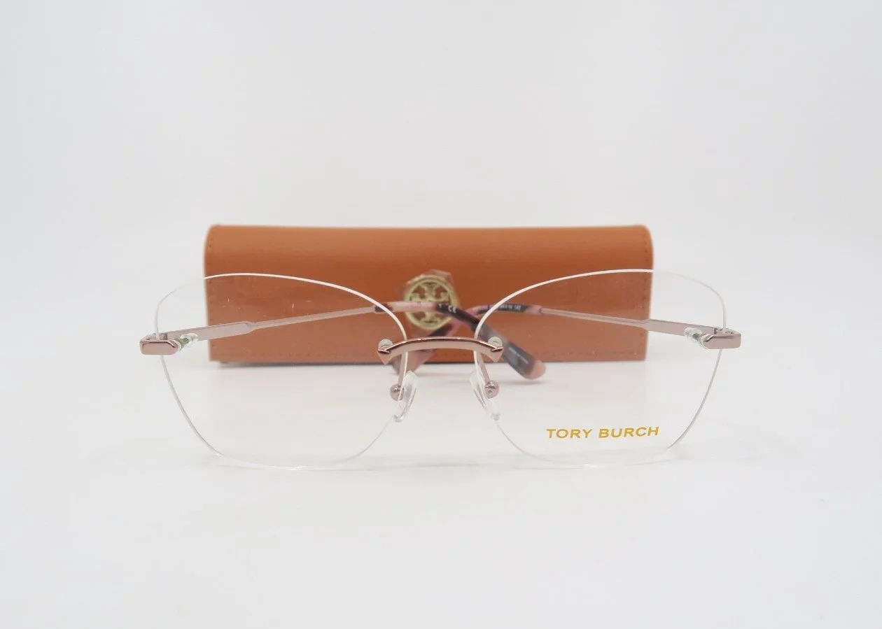 Tory Burch TY1058 3254 54mm Rimless Rose gold New Women 2