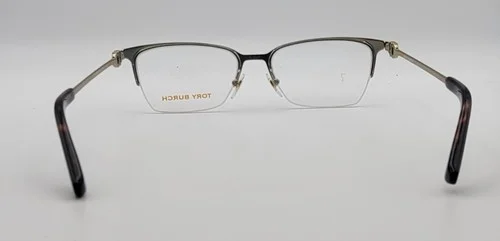Tory Burch TY1068 Gold and Brown Half Rim Rectangle Women 4