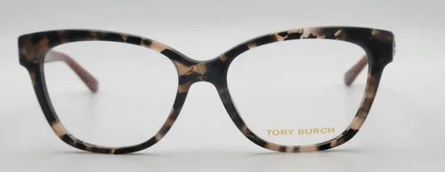 Tory Burch TY2079 Pearl Brown Tortoise Square Full Rim Women 2