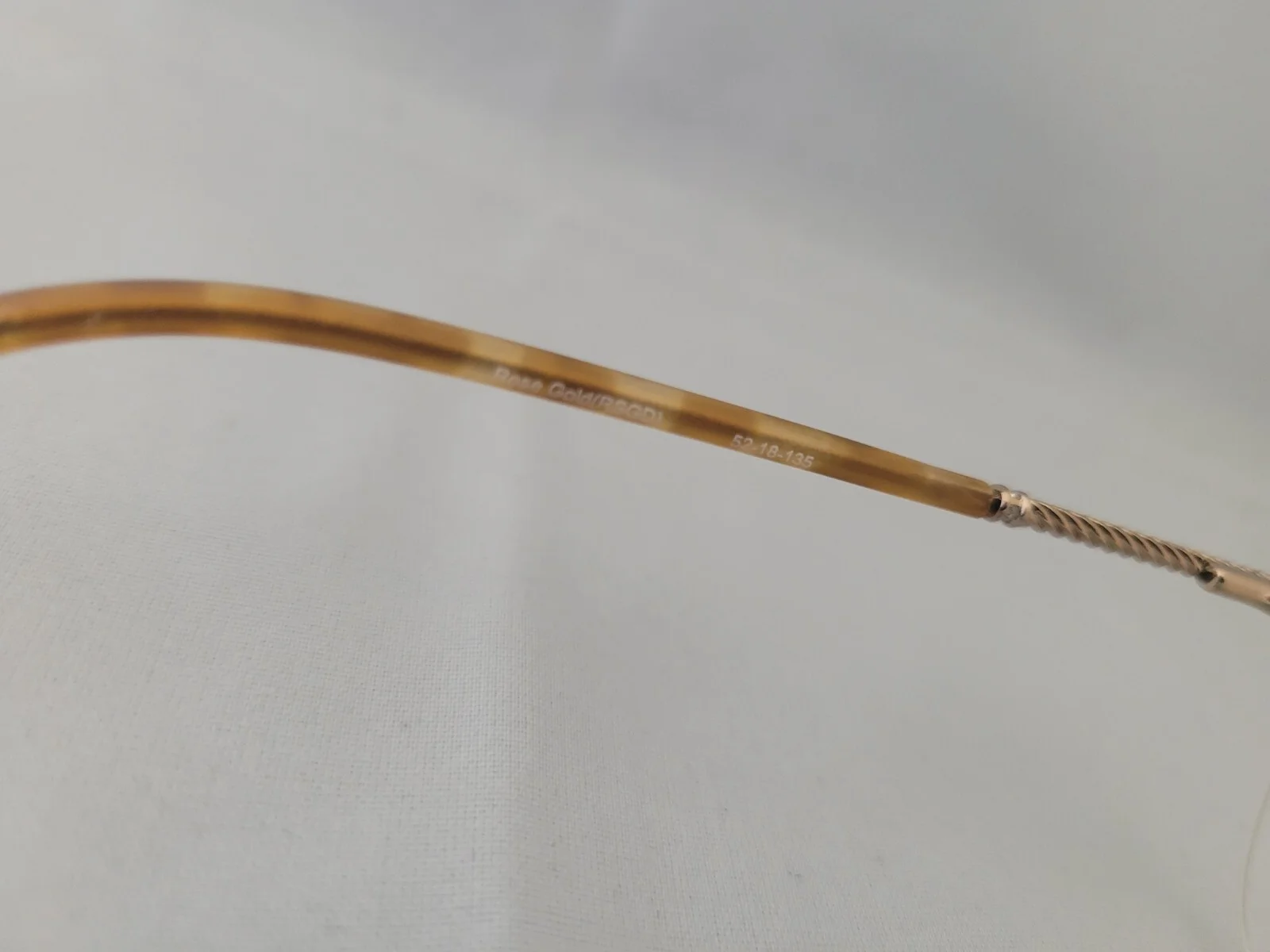 Totally Rimless TR303 Milano Rose Gold Rimless Eyeglasses 52-18-135 4