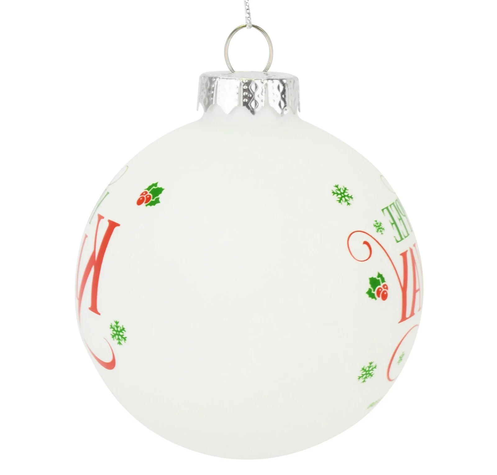 Tree Buddees Yippee Ki Yay Funny Saying Glass Christmas Ornaments Xmas Movie 3