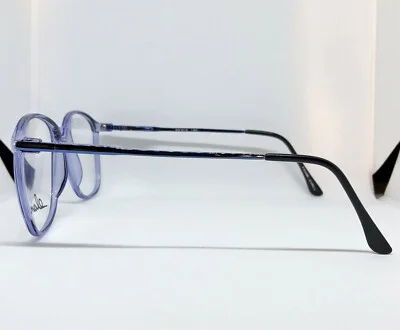 True Vintage Belle-Qualite Clear Blue Lavender Elan Eyeglass / Sunglasses Frames 4