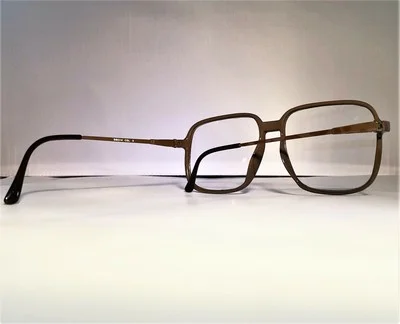 TRUE VINTAGE BELLE QUALITE ELAN COFFEE TORTOISE EYEGLASS FRAMES NOS KOREA 56mm 4