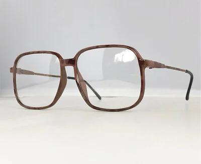 TRUE VINTAGE BELLE QUALITE ELAN LIGHT TORTOISE EYEGLASS FRAMES NOS KOREA