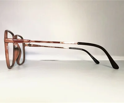 TRUE VINTAGE BELLE QUALITE ELAN LIGHT TORTOISE EYEGLASS FRAMES NOS KOREA 4