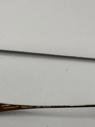 Tura Eyeglass Frames MOD.421 LBR 52 18 Gold 4