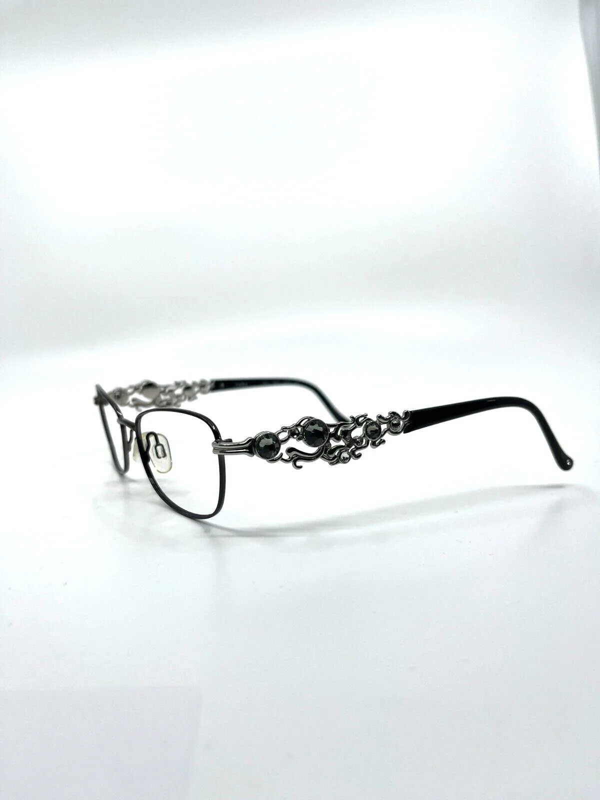 Tura Eyeglasses Frames MOD.R612 DGN 51 16 135 Frames Only Silver H6538