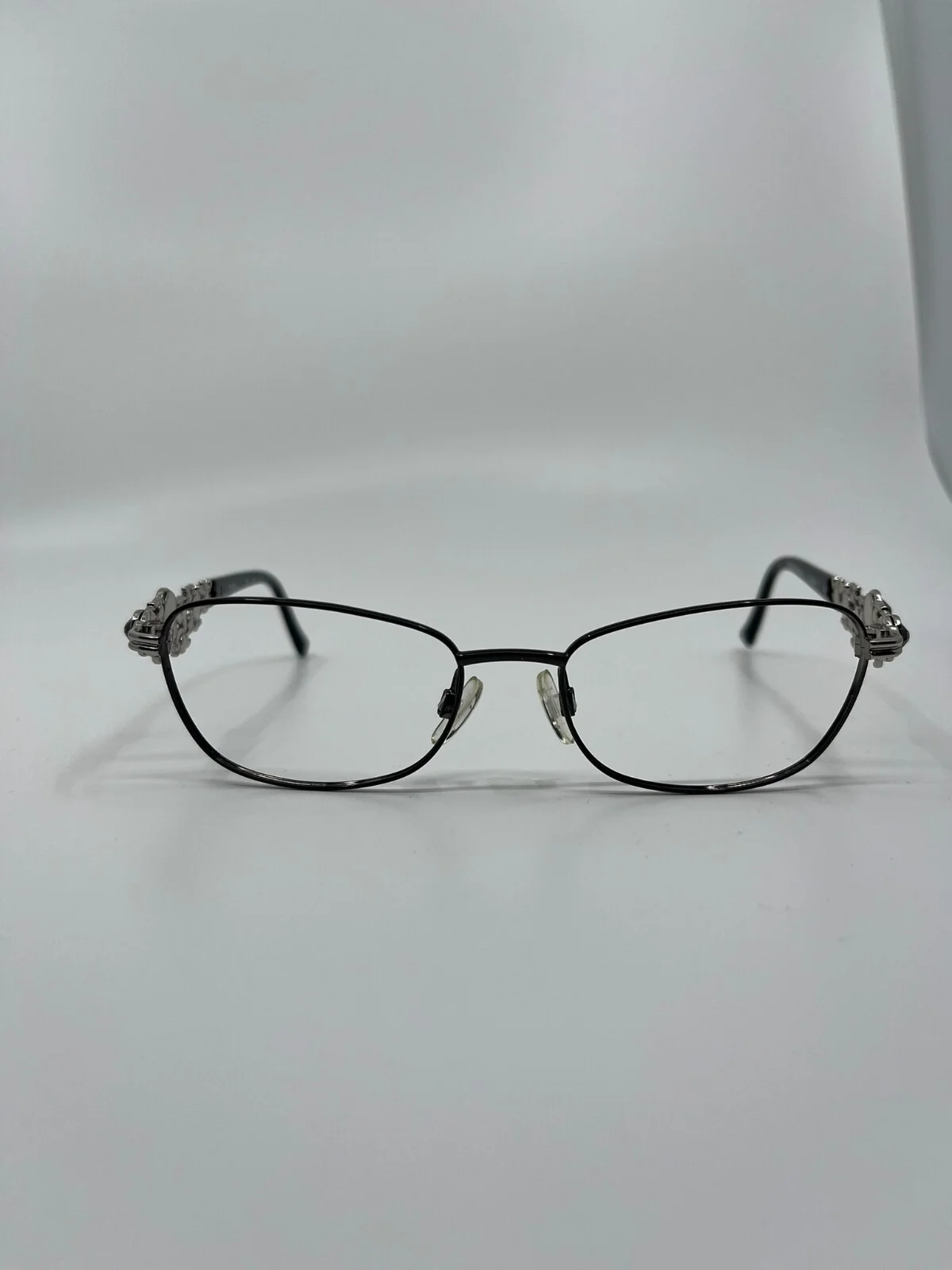 Tura Eyeglasses Frames MOD.R612 DGN 51 16 135 Frames Only Silver H6538 2