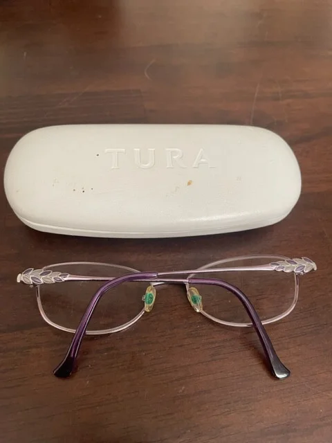 Tura Mod 907 Eyeglasses Frames & Case Lilac 53-17-135 3