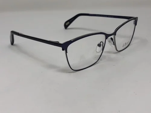 UBER “POLARIS” Eyeglasses Frame 53-16-135 Navy Blue/Silver Matte BU26 3