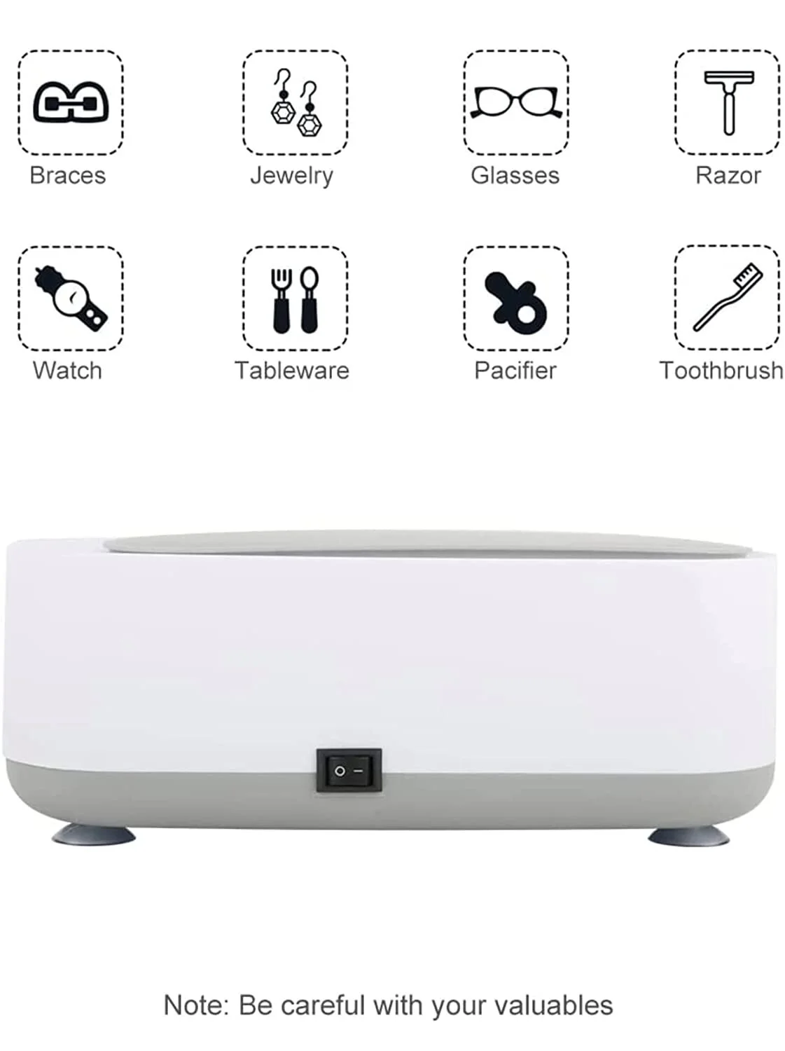 Ultra Sonic Jewelry Cleaner Machine, Ultrasonic Eyeglass Cleaners 3