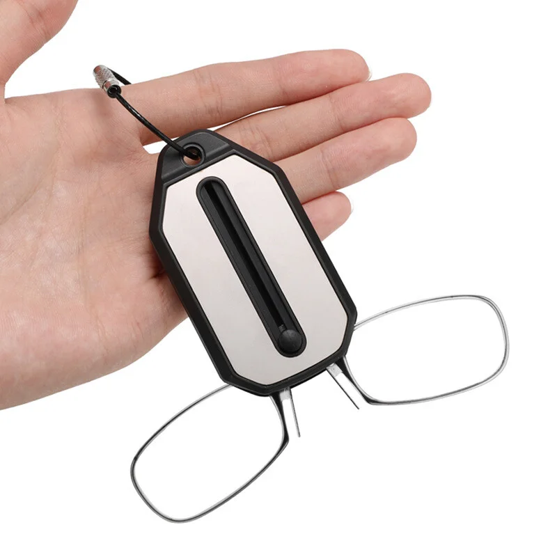 Ultra Thin Reading Glasses Nose Clip Optics Presbyopic +1.0 +1.5 +2.0 +2.5 +3.0 2