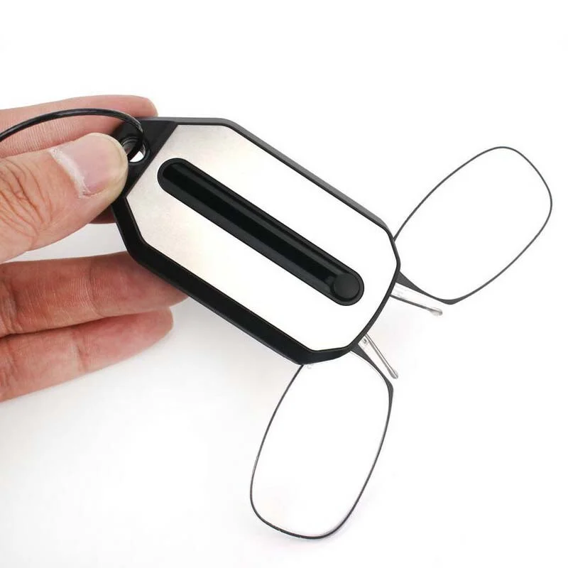 Ultra Thin Reading Glasses Nose Clip Optics Presbyopic +1.0 +1.5 +2.0 +2.5 +3.0 3