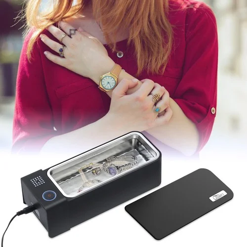 Ultrasonic Cleaner 600ml Low Noise Wash Machine for Cleaning Eyeglasses Jewelry 2