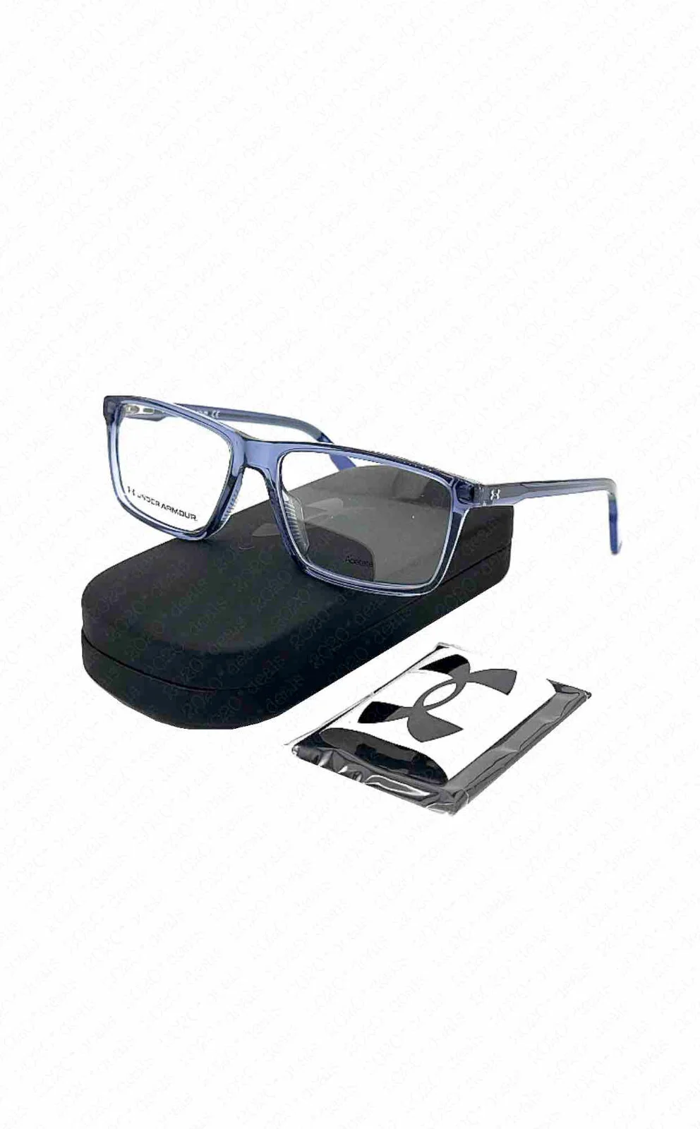 Under Armour UA 5019 PJP 55mm Transparent Blue w/Demo Lens Eyeglasses 55-16-145 2