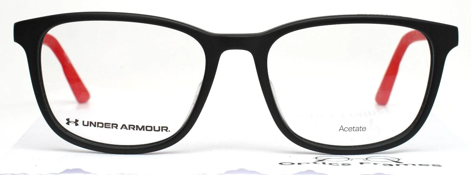 UNDER ARMOUR UA5011G 003 Black Mens Square Full Rim Eyeglasses 54-18-145 B:41 2