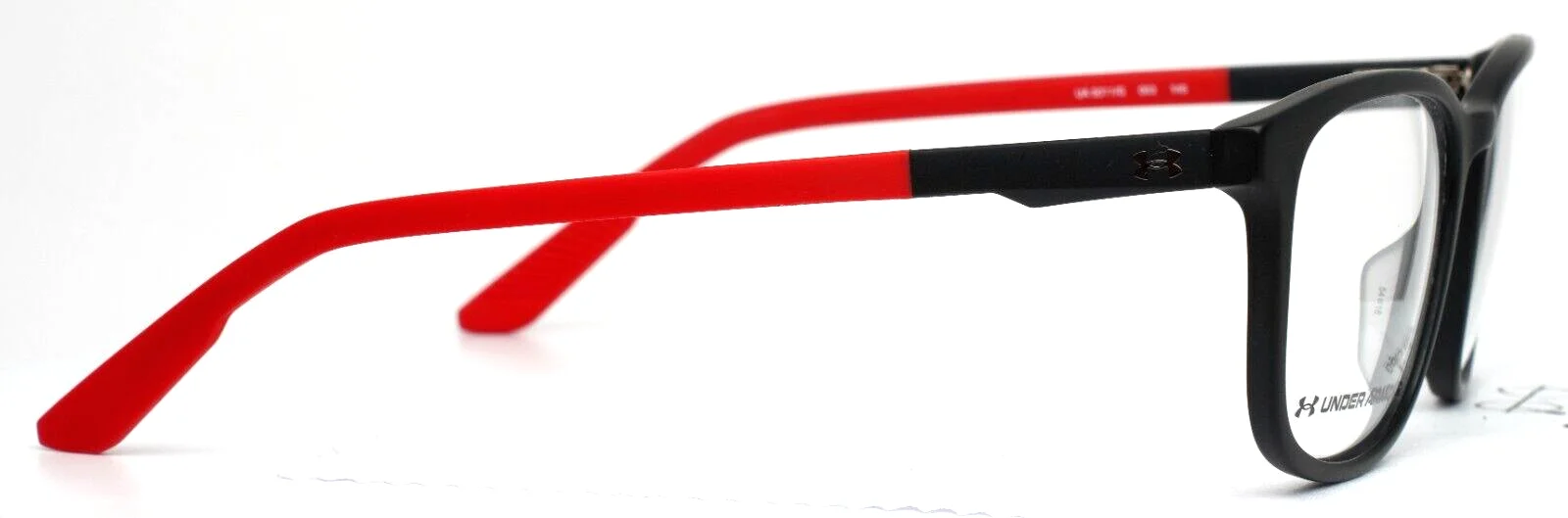 UNDER ARMOUR UA5011G 003 Black Mens Square Full Rim Eyeglasses 54-18-145 B:41 4