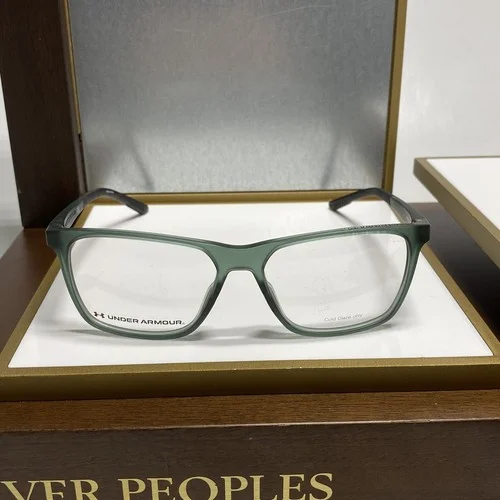 Under Armour UA5043 ZI9 Teal/Black Rectangle Eyeglasses 55-15-140